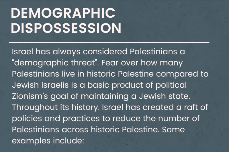 Demographic Dispossession